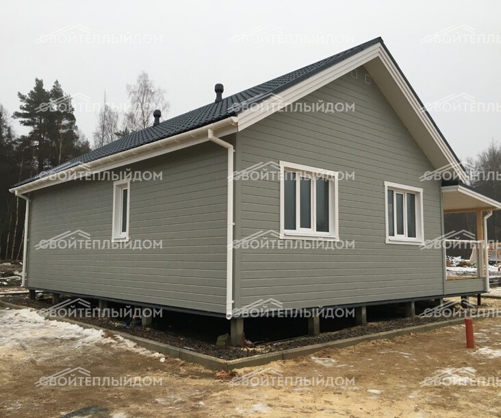 Каркасный дом 8,5х10,0м фото 11