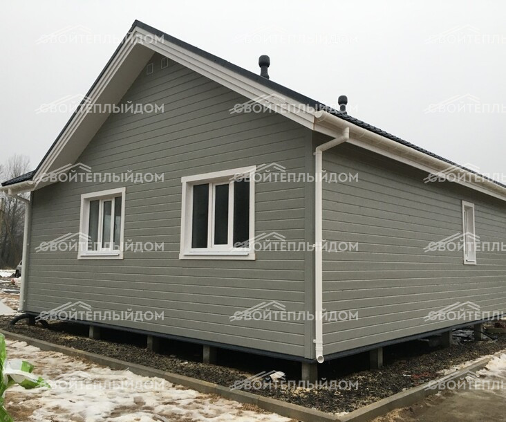 Каркасный дом 8,5х10,0м фото 10