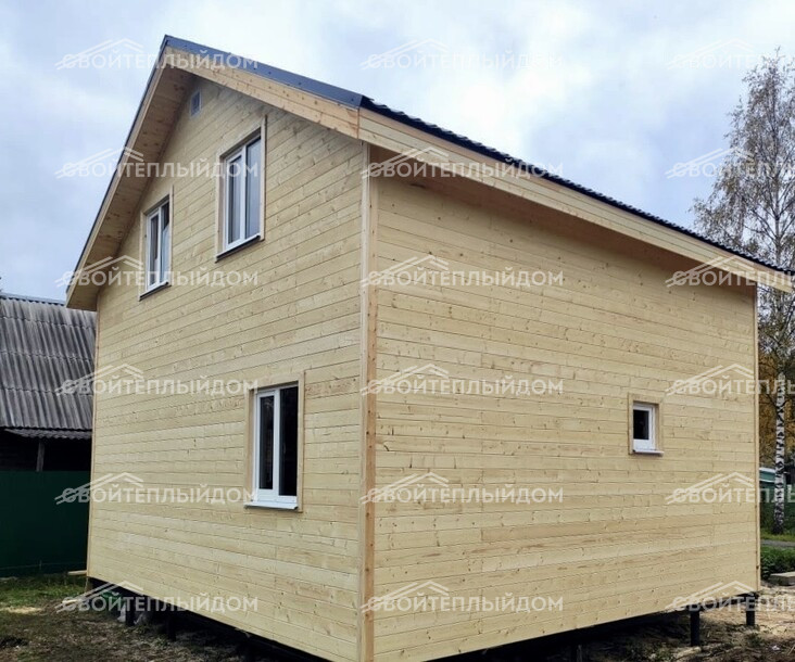 Каркасный дом 7,0х7,0м фото 4