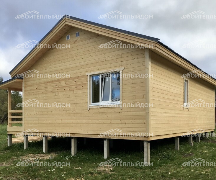 Каркасный дом 8,5х10,0м фото 6