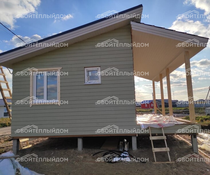Каркасный дом 6,5х7,0м фото 17