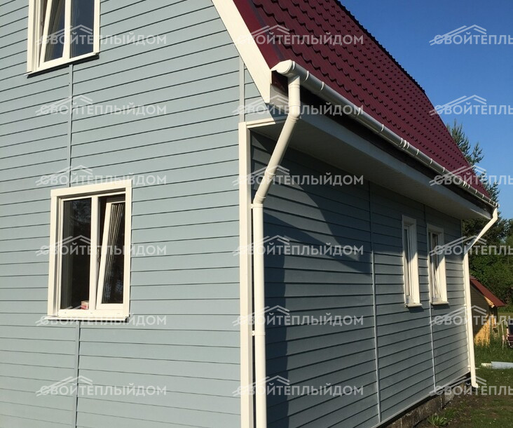 Каркасный дом 7,0х8,0м фото 4