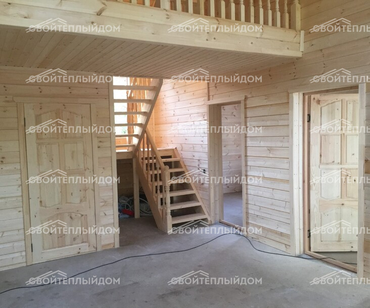 Каркасный дом 8,0х10,0м фото 8
