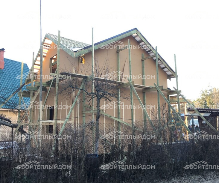 Каркасный дом 6,0х8,0м фото 15