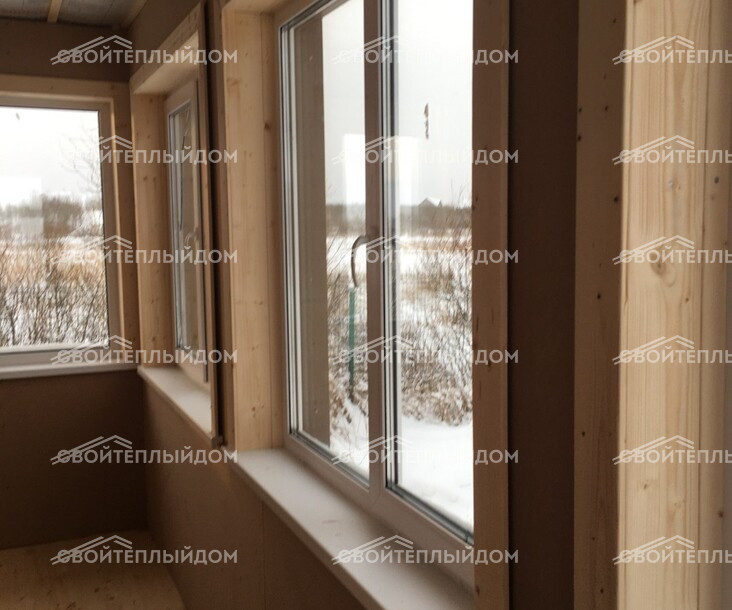 Баня из бруса 6,0х8,0м фото 13