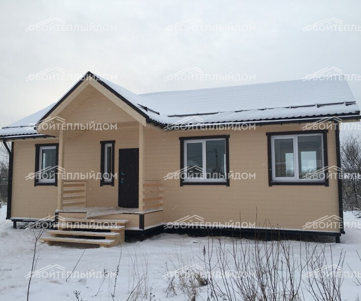 Баня из бруса 6,0х8,0м фото 4