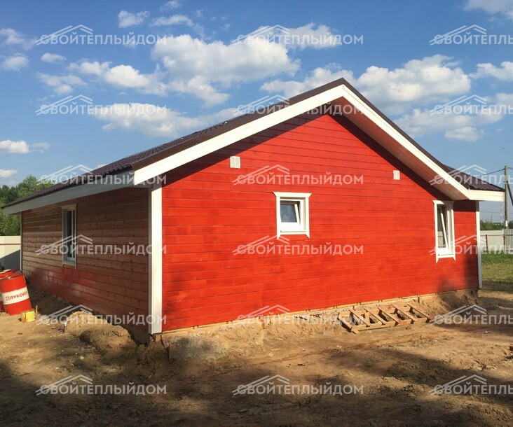 Каркасный дом 8,5х10,0м фото 4