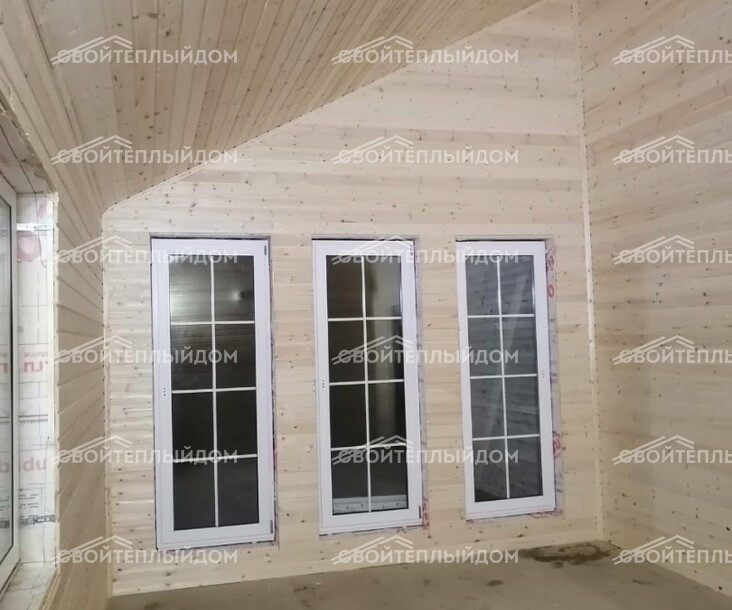 Каркасный дом 8,0х9,0м фото 15
