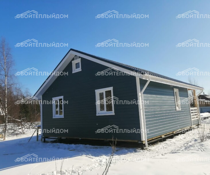 Каркасный дом 8,0х9,0м фото 4