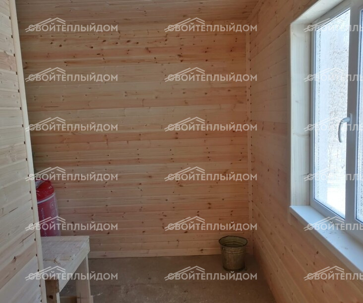 Каркасный дом 8,0х9,0м фото 9