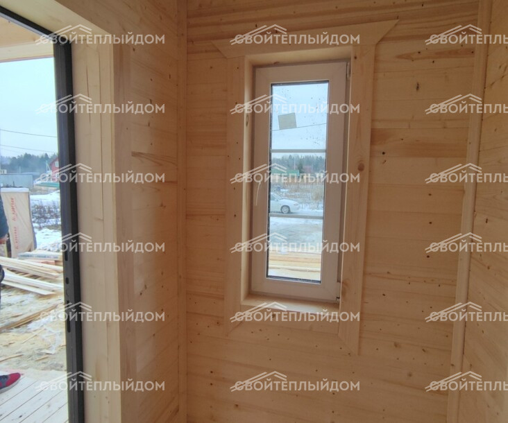 Каркасный дом 8,0х8,0м фото 8