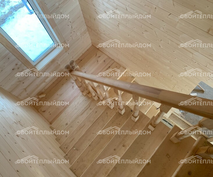 Каркасный дом 8,0х10,0м фото 17
