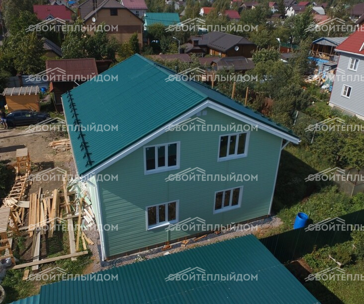 Каркасный дом 8,0х10,0м фото 4