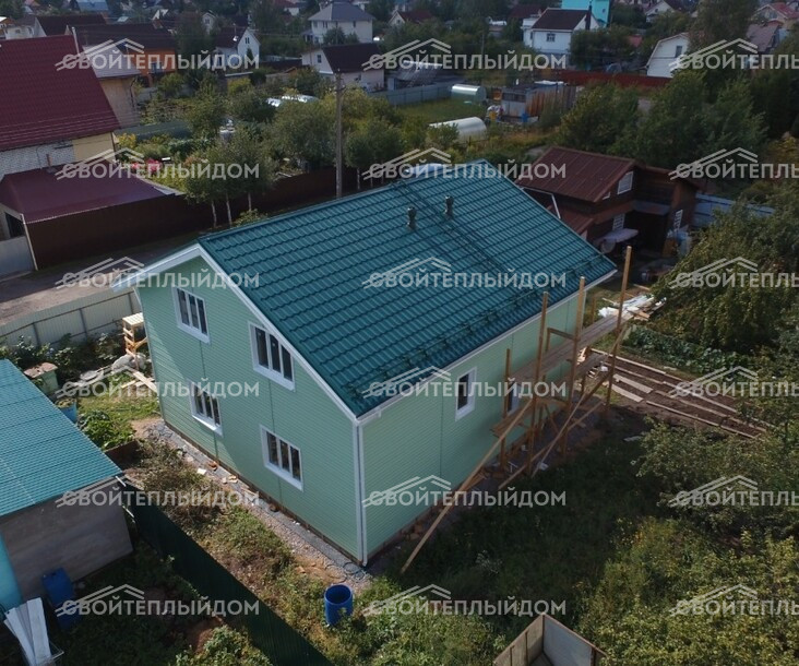 Каркасный дом 8,0х10,0м фото 5