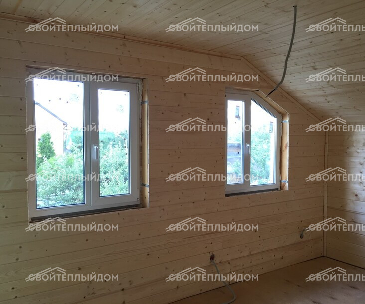 Каркасный дом 8,0х10,0м фото 16