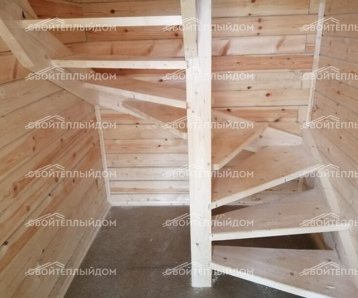 Дом из бруса 6,0х8,0м фото 12