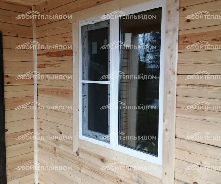 Дом из бруса 6,0х8,0м фото 6