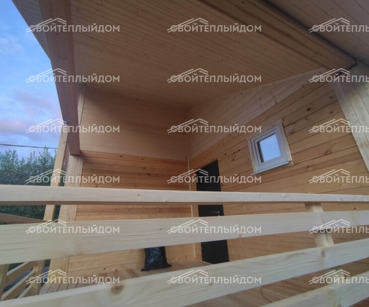 Дом из бруса 8,0х12,0м фото 6