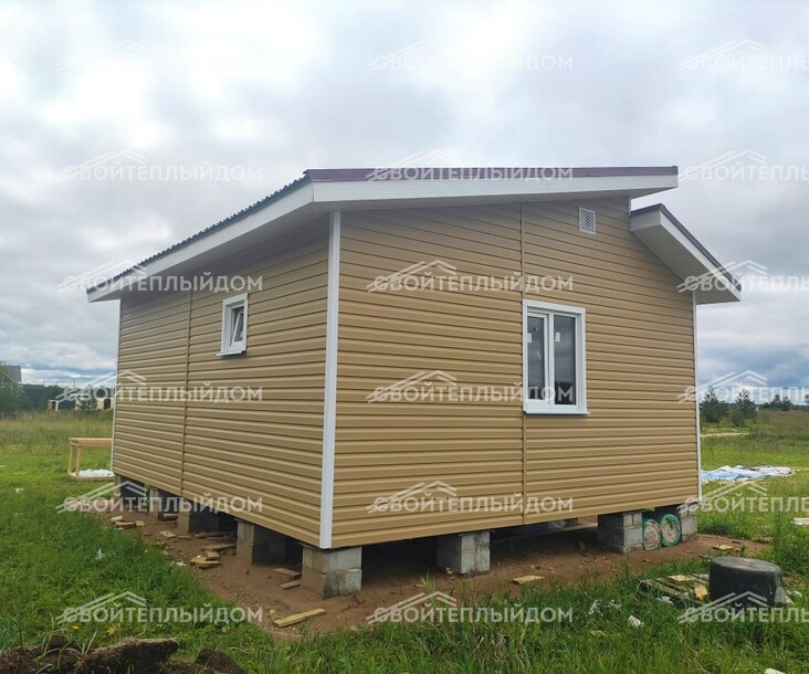 Каркасный дом 6,0х7,0м фото 4