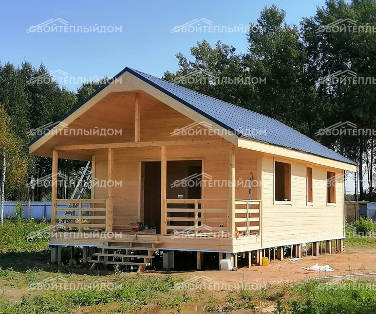 Каркасный дом 6,0х9,0м фото 9