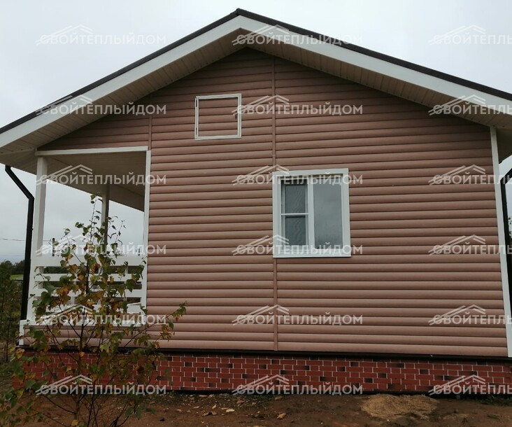 Каркасный дом 7,0х9,0м фото 5