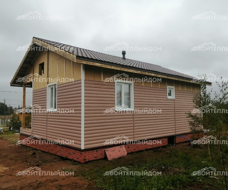 Каркасный дом 7,0х9,0м фото 13