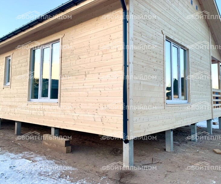Каркасный дом 8,5х12,0м фото 10