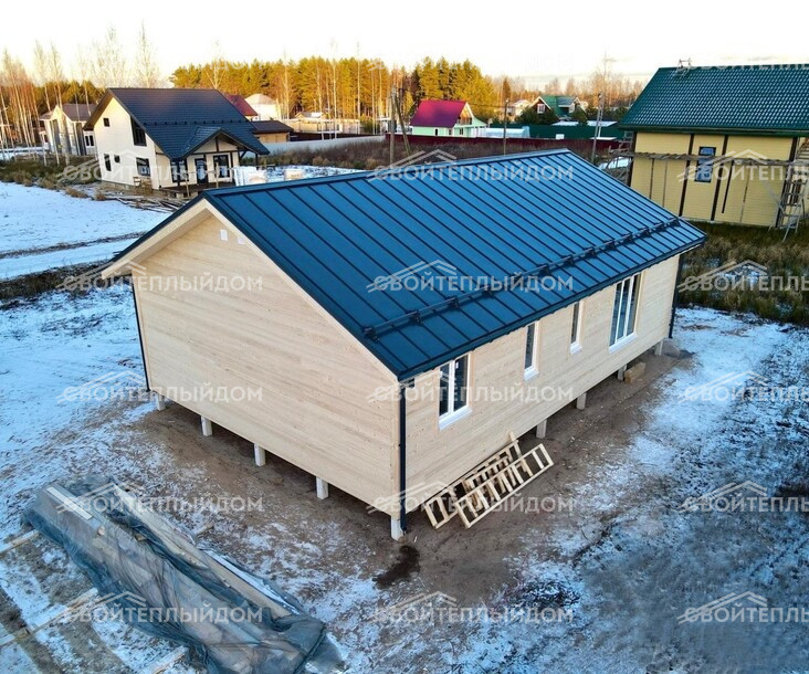 Каркасный дом 8,5х12,0м фото 7