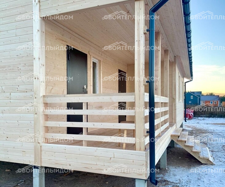 Каркасный дом 8,5х12,0м фото 15
