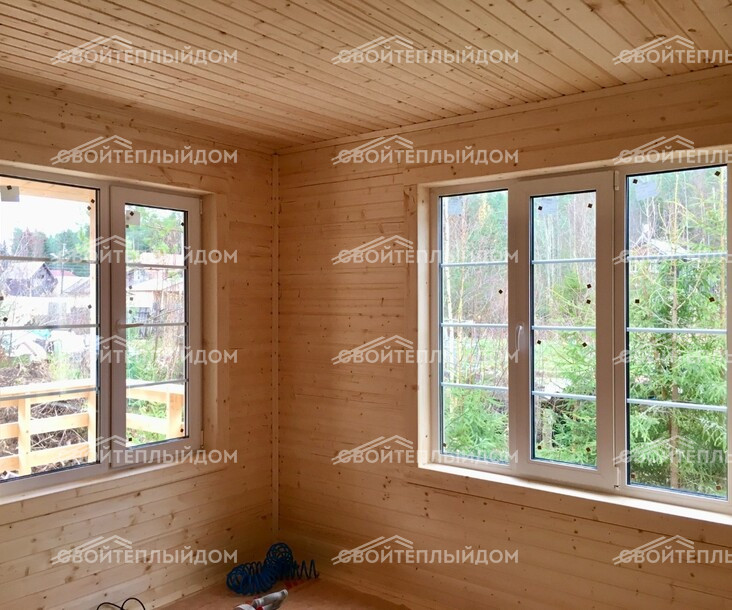 Каркасный дом 6,0х9,0м фото 15