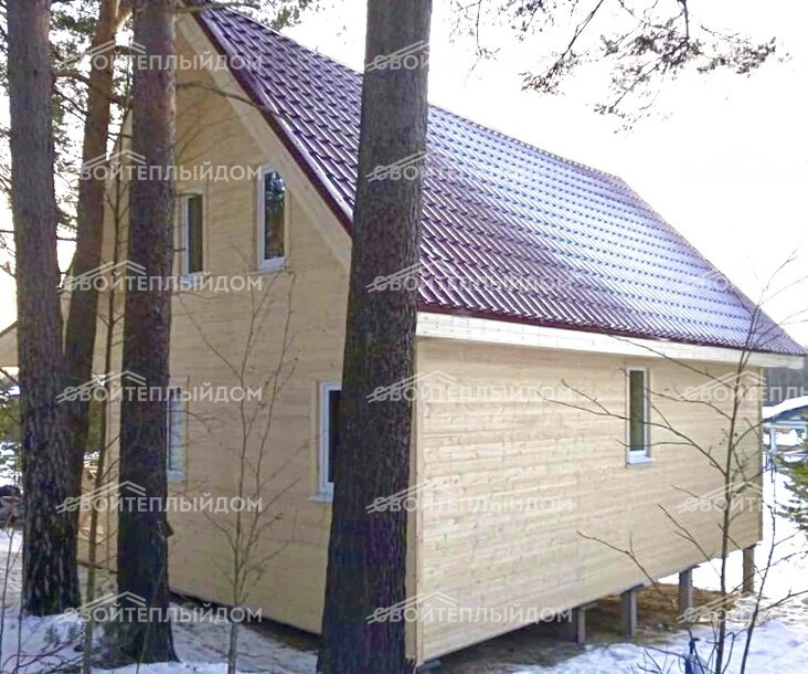 Каркасный дом 8,5х8,5м фото 5