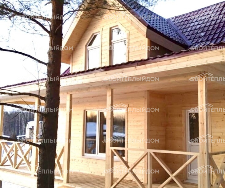 Каркасный дом 8,5х8,5м фото 2