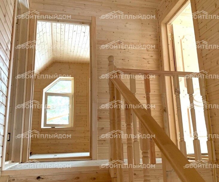 Каркасный дом 8,5х8,5м фото 11