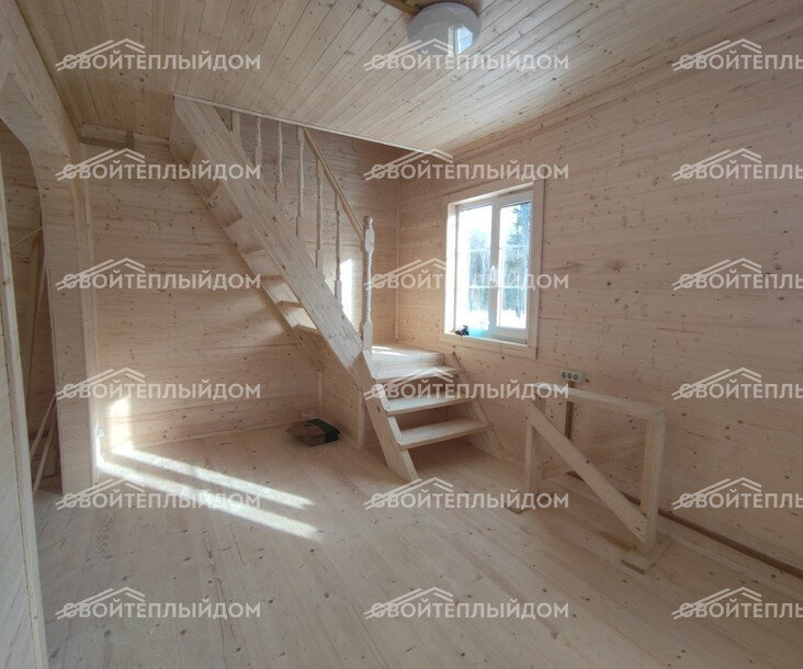 Каркасный дом 6,0х9,0м фото 7