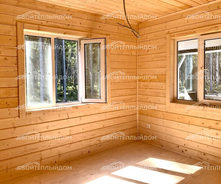 Каркасный дом 8,5х10,0м фото 13
