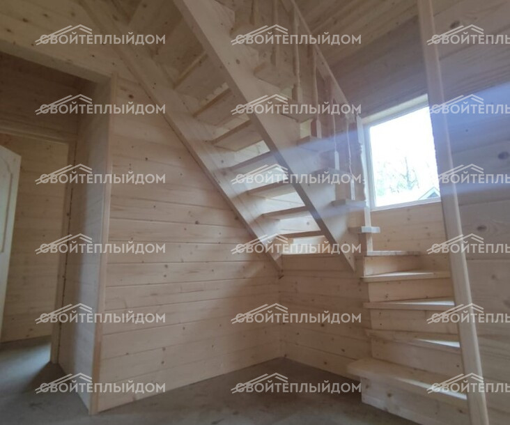 Каркасный дом 7,0х9,0м фото 6