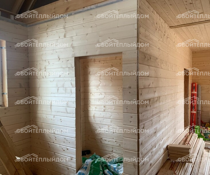 Каркасный дом 7,0х9,0м фото 10