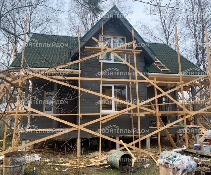 Каркасный дом 7,0х9,0м фото 8