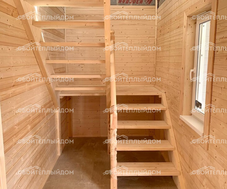 Каркасный дом 6,0х6,0м фото 11