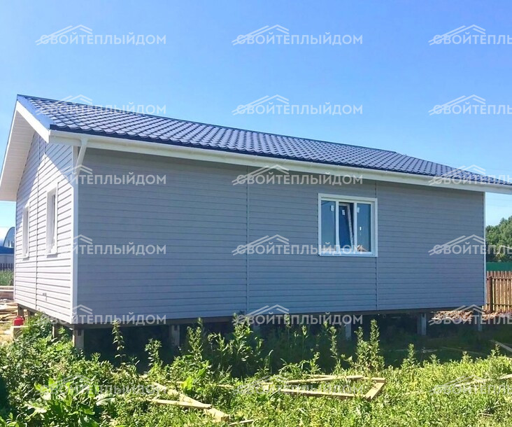 Каркасный дом 7,0х10,0м фото 2