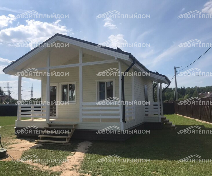 Каркасный дом 6,0х8,0м фото 3