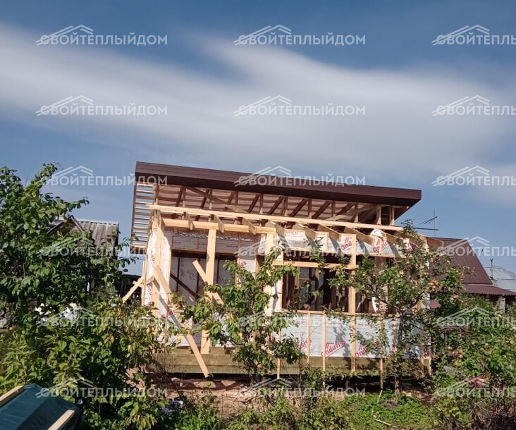 Каркасный дом 6,0х6,0м фото 10