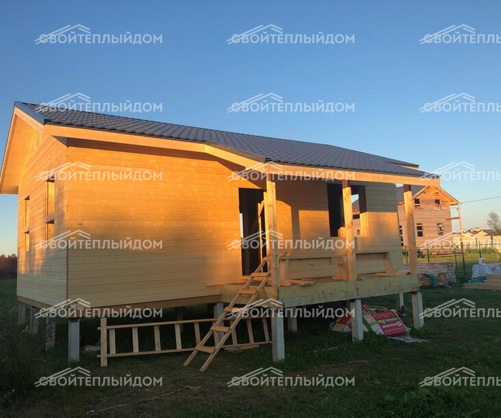 Каркасный дом 6,0х9,0м фото 11