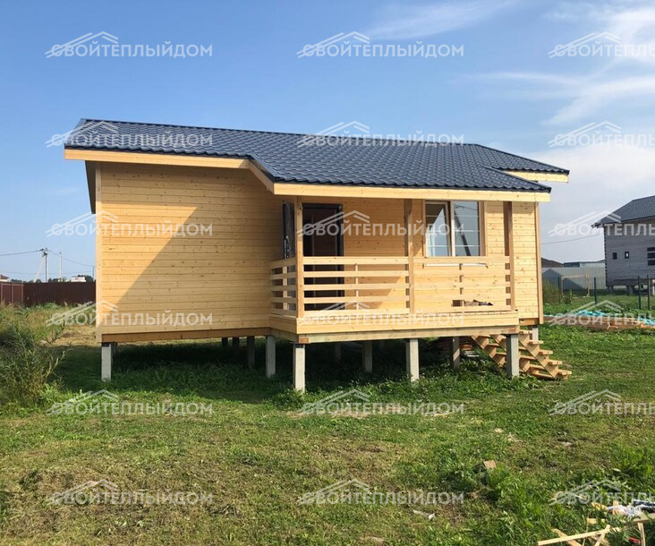 Каркасный дом 6,0х9,0м фото 5