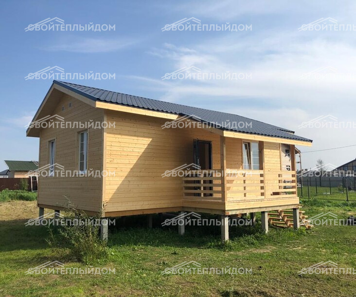Каркасный дом 6,0х9,0м фото 3