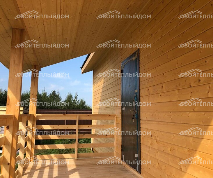 Каркасный дом 6,0х9,0м фото 6