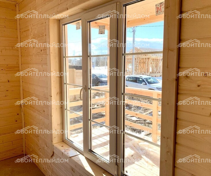 Каркасный дом 8,0х8,0м фото 10