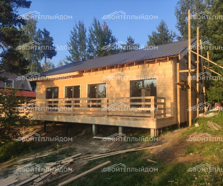 Каркасный дом 8,5х12,0м фото 9