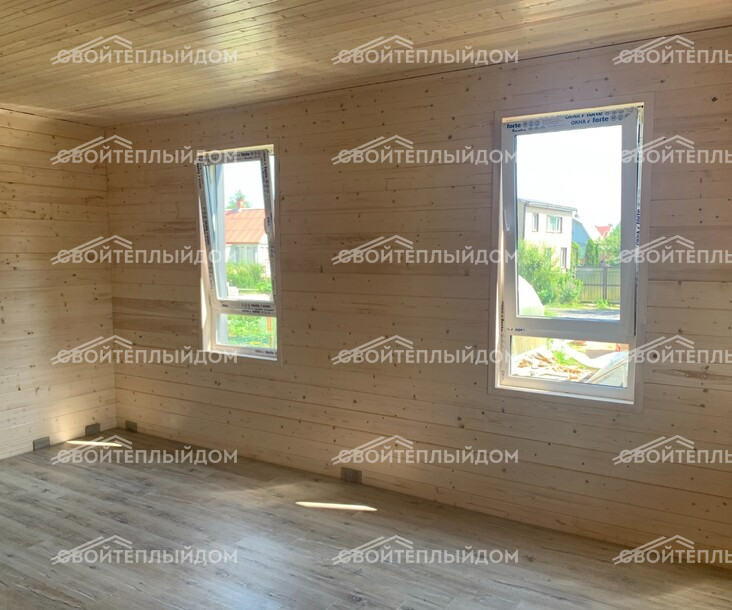 Каркасный дом 6,0х8,0м фото 14