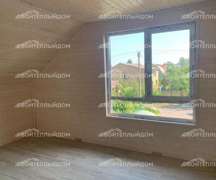 Каркасный дом 6,0х8,0м фото 20